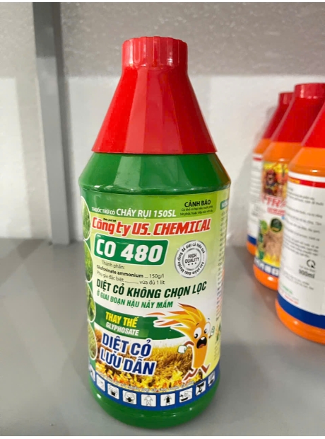 CO 480 trừ cỏ cháy rụi 